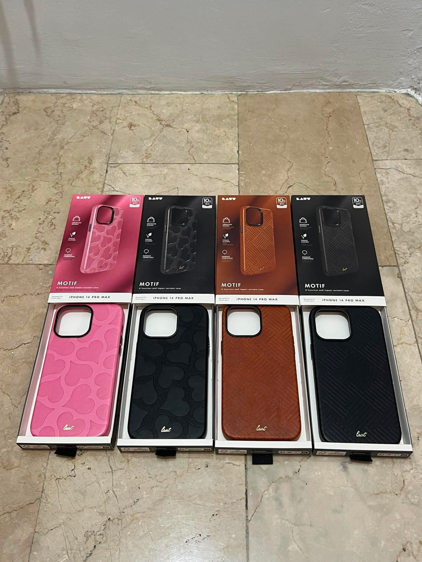 LAUT MOTIF — Pink Hearts phone case in Pink Hearts